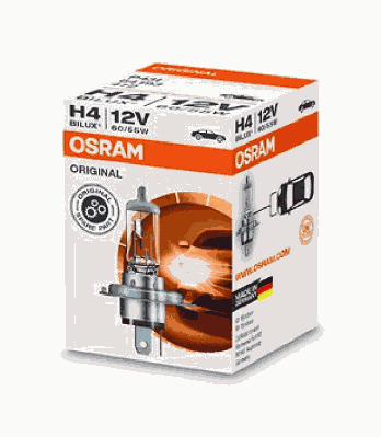 Ampoules halogènes OSRAM H4 12V 60/55W