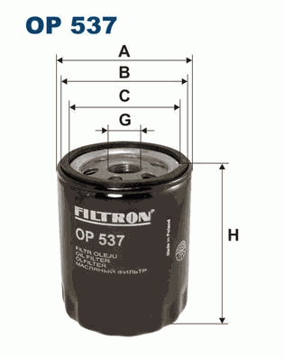 Filtre à huile FILTRON pour FIAT UNO 1.3 Turbo i.e