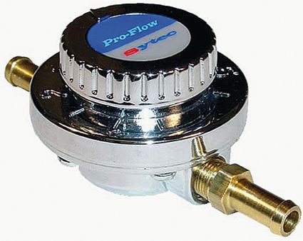 Régulateur essence basse pression  chromé 10mm