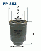 Filtre &agrave; carburant FILTRON pour HYUNDAI H-1