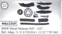 Kit chaine de distribution montage BMW Di&eacute;sel Moteurs M47 - N57